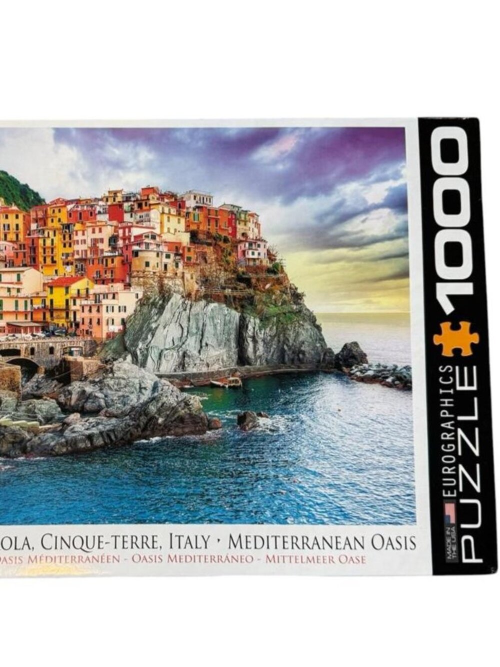 🧩NEW UNOPENED Eurographics Italy Amalfi Coast 1000 Piece Mindfulness Puzzle